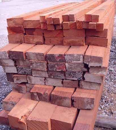 銀口木柱子料、銀口戶外地板